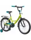 Велосипед детский NOVATRACK Vector 20 (салатовый/голубой, 2019) фото 2